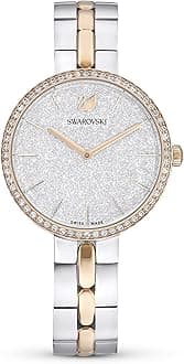 Swarovski Cosmopolitan Crystal Watch, Clear Crystals, Rose Gold Tone Finish, Swiss Made, Part of The Cosmopolitan Watch Collection