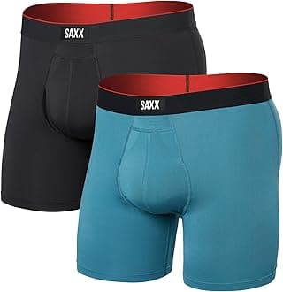 SAXX Underwear Co. Men's Multi-sport Mesh Boxer Brief Fly 2-pack Boxer Briefs (pack of 1)