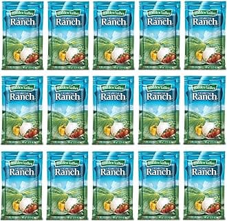 Ranch Dressing - Bundle of 15 Packets - Perfect for a Variety of Uses - Goes on Anything - Classic Flavor that Generations have Loved