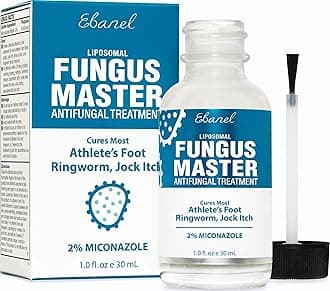 Ebanel Antifungal Cream 2% Miconazole Athlete’s Foot Treatment for Foot Fungus and Leading to Nail Fungus, Jock Itch Cream with Undecylenic Acid Tea Tree Manuka Oil Fast Itch Relief for Ringworm