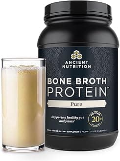 Ancient Nutrition - Bone Broth Protein Powder Pure - 31.4oz 168911