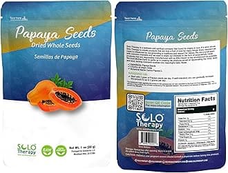 Papaya Seeds, Dried Whole Seeds, 1 oz (28 g), Raw, Natural (1 ounce (28 grams))