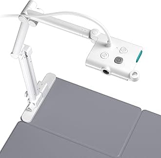 OKIOLABS OKIOCAM T-4K A3 Visualiser 8-mp for Teaching, Classroom, Distance Learning, Real-Time Projection, Video Recording, for Zoom, Meet, Skype - Windows, Mac, Chromebook