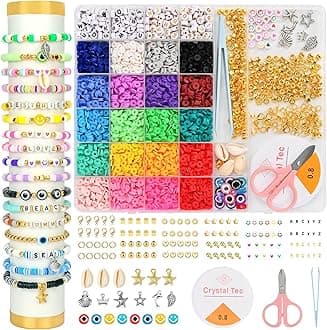 Satmarhz Bracelet Making Set for Girls, Jewellery Making Kit for Kids DIY Bracelet Making Set, Toys for Girls Age 6-12 Years Old