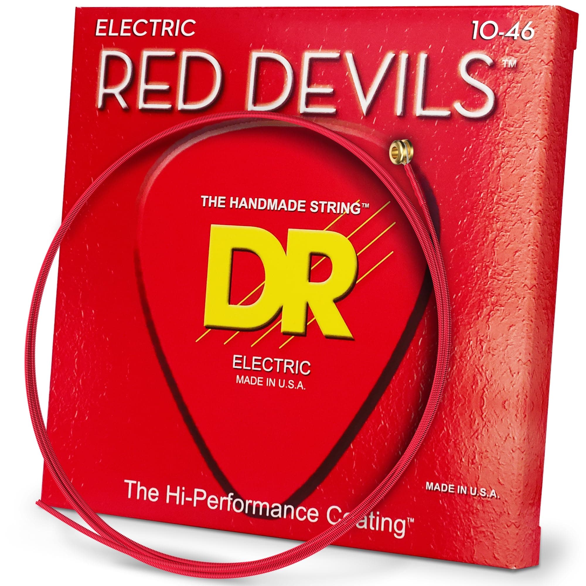 DR Strings Red Devils - Extra-Life Red Coated Electric 10-46