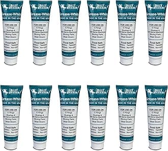 - Grease-Whiz Food Grade Grease Lubricant (4oz, 12 Pack) - Lubricate Ice Cream, Slushee Machine, Beer Kegs, Pools, O Rings - Food Grade Lubricant for Commercial & Domestic Use by Billy Buckskin