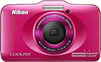 Nikon COOLPIX S31 10.1 MP Waterproof Digital Camera with 720p HD Video (Pink)