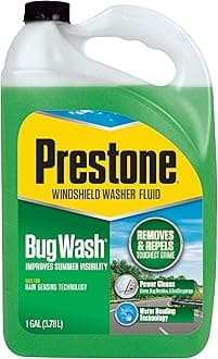 Prestone Bug Wash Windshield Washer Fluid, 1 Gallon