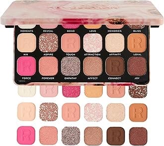 Makeup Makeup , Forever Flawless Eyeshadow Palette, Affinity, 18 Shades, 19.8 g