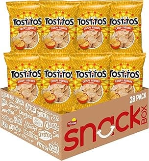 Tostitos Crispy Rounds Tortilla Chips, 3 Ounce (Pack of 28)