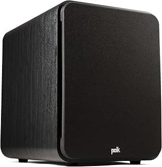 Polk Audio Signature Elite ES12 Subwoofer (Black) 12" Long Range Woofer with Mineral Filled Polymer Cone, 300W Class D Amplifier, Front Shot Home Subwoofer,