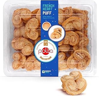 Pack of 3 , French Heart Puff , 350 X3= 1050 GM ,Gift Combo ,Gift Set ,Sweet Snacks , Sweet Puff