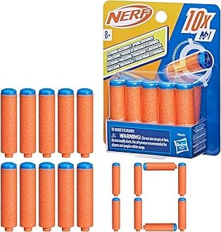 N Series N1 Darts, Includes 10 Refill Darts, Compatible Only with Nerf N Series Blasters, Outdoor Games, Ages 8+