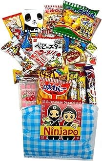 Assorted Japanese Junk Food Snack "Dagashi" Economical 20 Packs of 19 Types Ninjapo™ Japan