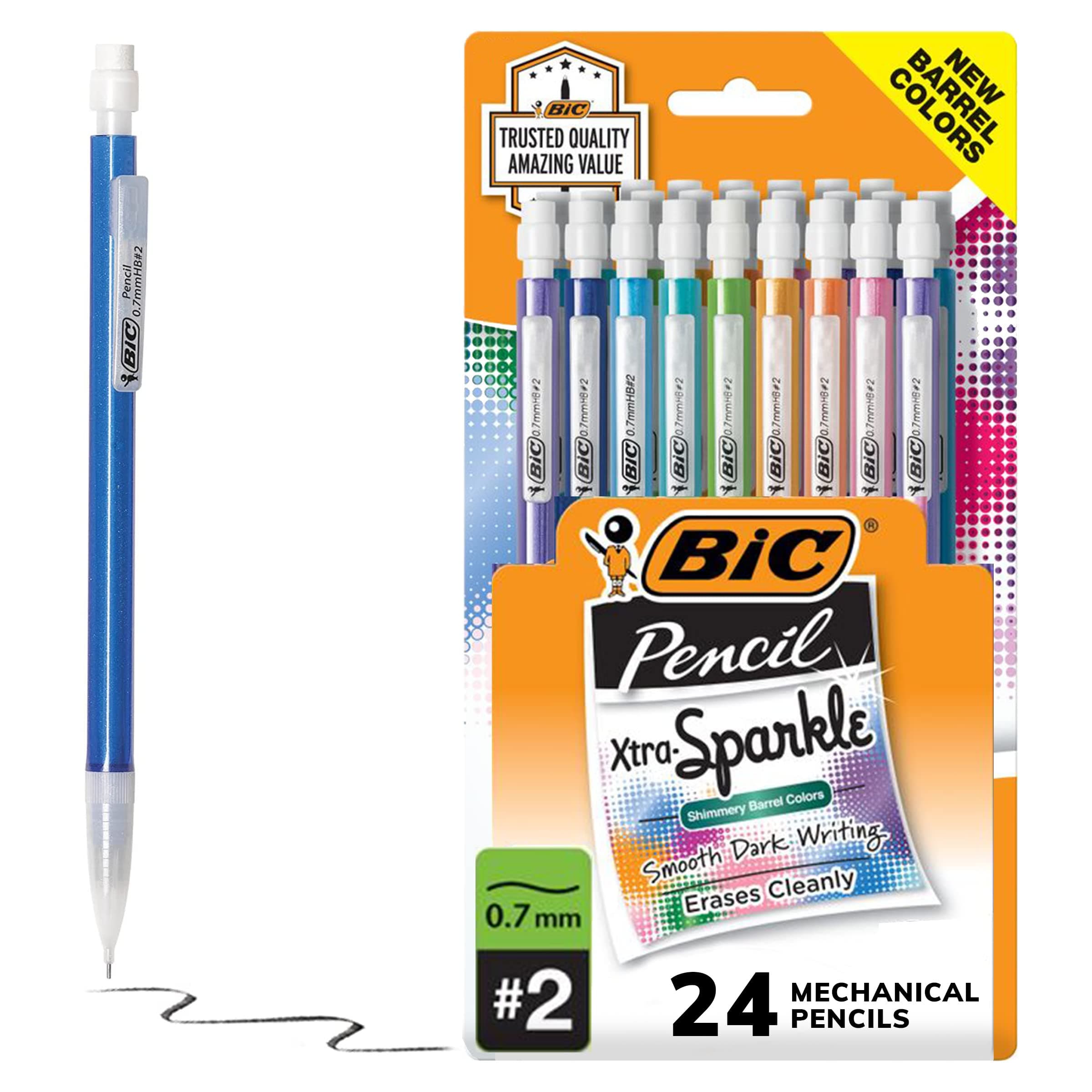 Extra Sparkle Mechanical Pencils 2, Multi-Colour