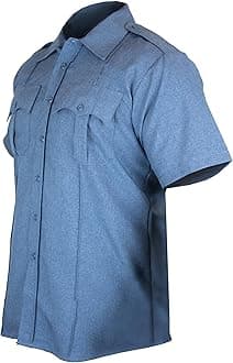 First Class 100% Polyester Short Sleeve Men's Uniform Shirt White