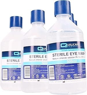 10x Eye Wash Solution 500ml Sterile Saline Eyewash