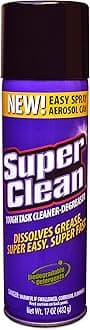 Multi Surface All Purpose Gunk Remover Aerosol Degreaser, Biodegradable, 17oz by Super Clean