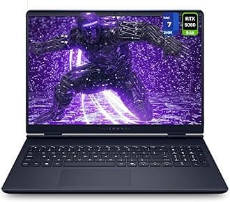 Alienware 16 Aurora Gaming Laptop, Intel 7-240H, 64 GB DDR5 RAM, 2 TB PCIe SSD, 16" WQXGA (2560x1600) 120Hz Display, Nvidia G-Force RTX 5060, Backlit Keyboard, W11 Home, Blue