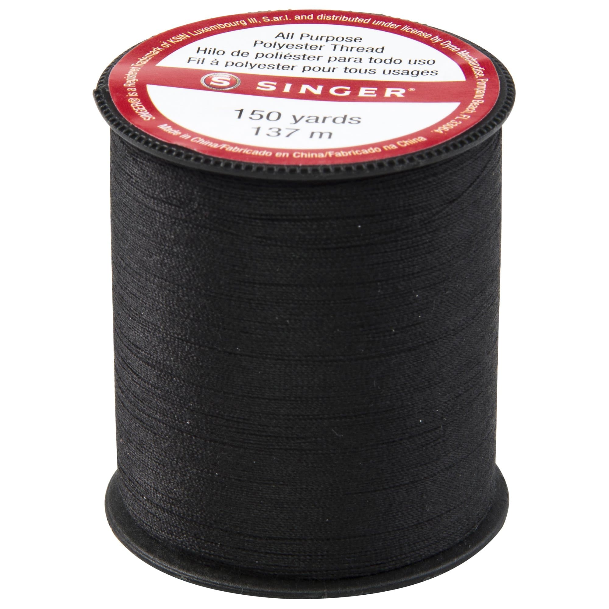 - 60110All Purpose Polyester Thread, 150 Yards, Black