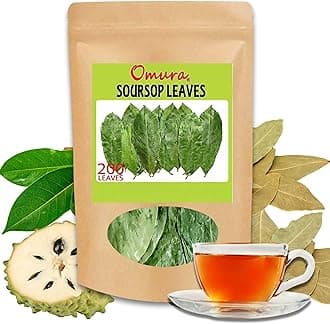 Omura Dried Soursop Leaves - 200 Graviola Soursop Leaf Tea - Herbal Tea - Guanabana Leaves for Brewing - Tea Leave