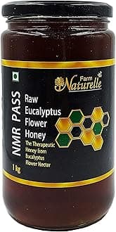 Farm Naturelle- Raw 100% Natural NMR Tested Pass Certified Un-Processed Virgin Eucalyptus Forest Honey -Glass Bottle