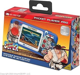 My Arcade Super Street Fighter II Pocket Player Pro Handheld Portable Gaming System (2 GAMES IN 1)