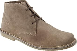 Leonard Mens Square Toe Suede Leather Desert Boots Sand