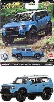 Car Culture Off Road 2024 Toyota Land Cruiser Ride On Toy Mini Car Ages 3+ Blue JBK52