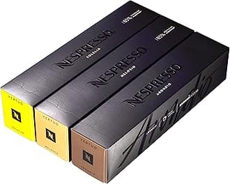 Custom Assortment Nespresso Vertuoline [European Version] - Arondio, Melozio & Solelio for a total of 30 Coffee Capsules