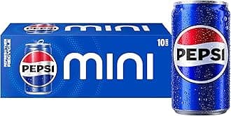 Soda, 7.5 Ounce Mini Cans, (10 Pack) (Packaging May Vary)