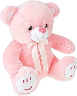 Teddy Bear, Cute, Soft Toy (33 Cm, Pink), Great Birthday Gift