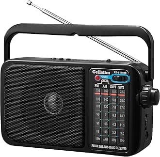 Radios Mains and Battery, Portable Radio AM FM Shortwave Radio, Battery Radio for Home or Outdoor, Earphone Jack, Large Dial Easy to Use, Small Gfits for Seniors Elderly