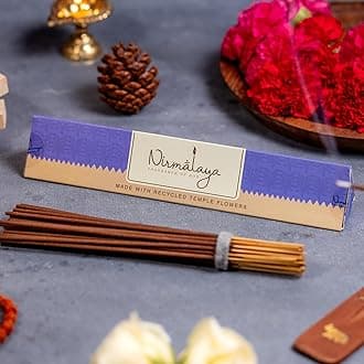 Premium Luxury Natural Patchouli Incense Sticks | Natural & Charcoal Free | Pack of 40 Sticks, 100g | Ideal for Home, Office, Yoga, Meditation & Aromatherapy
