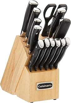 Cuisinart C77BTR-15P Classic 15-pc. Triple Rivet Block Set - Black 15 PC C77BTR-15P