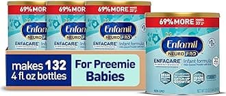 Enfamil NeuroPro EnfaCare High Calorie Premature Baby Formula, Milk-Based with Iron, Brain-Building DHA, Vitamins & Minerals for Immune Support, easy-to-digest proteins, Baby Milk, 23 Oz Can, 4 Count