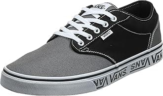VansMen's Vn-0tuy187 Sneakers, Black Sidewall Logo Black Gray Veg, 9.5