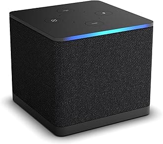 - Fire TV Cube | Hands-free streaming device with Alexa, Wi-Fi 6, 4K Ultra HD