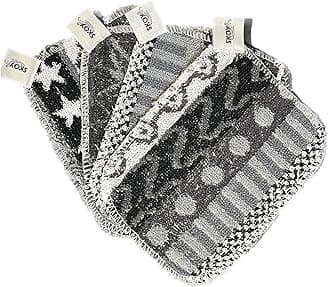 Scrub, 4-Pack Non-Scratching, Reusable Scrub for Kitchen and Household Use, Environmentally-Friendly, Dishwasher Safe, Monochromatic Colors