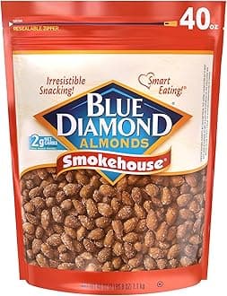 Blue Diamond Almonds, Smokehouse, 40 Ounce/1.1 Kg (Pack of 1)