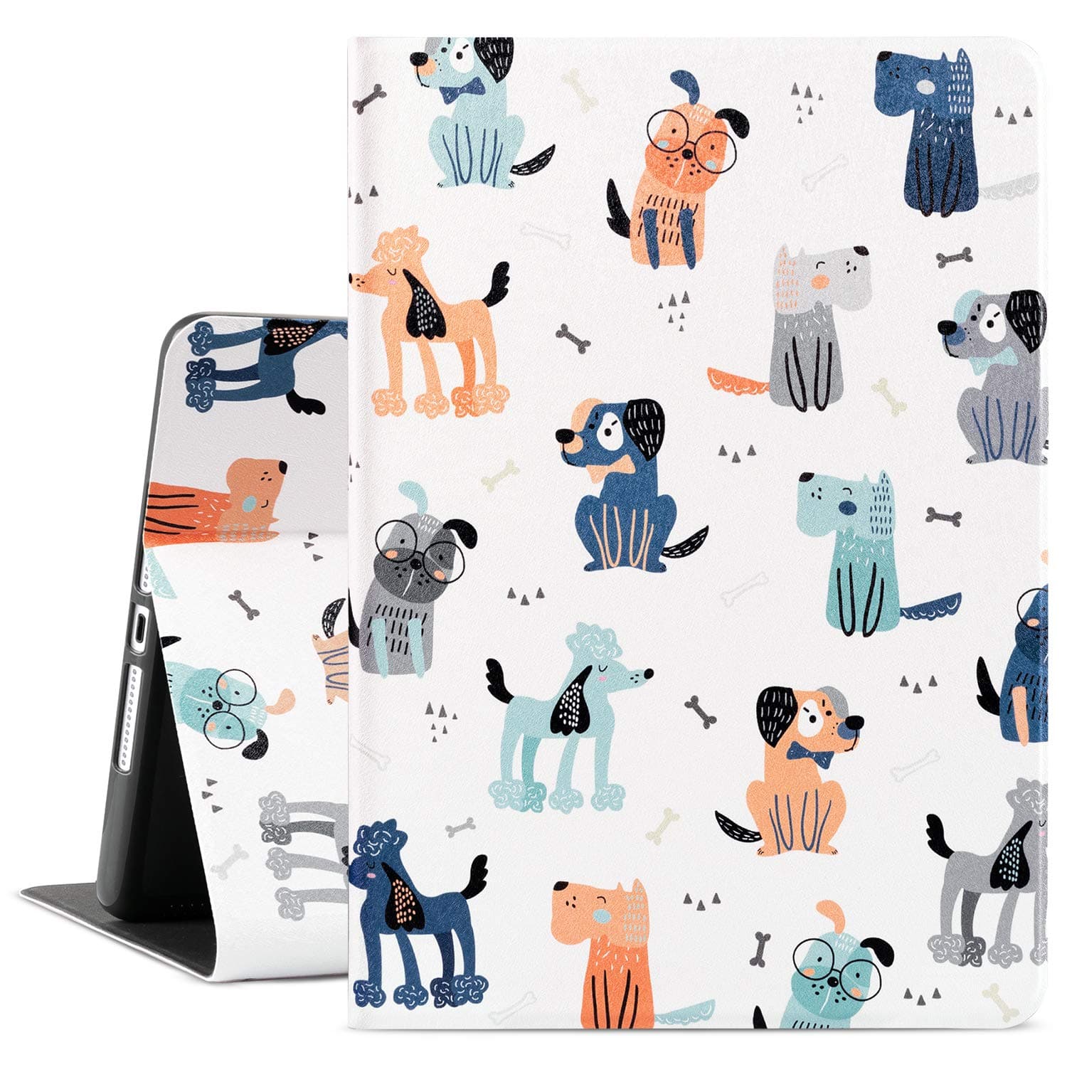 Case for iPad 9th Generation Case, for iPad 8th Generation Case, for iPad 7th Generation Case, Case for 10.2 iPad Case 9th Generation Boys Girls Multi-Angle View Adjustable Stand Auto Wake/Sleep Dog