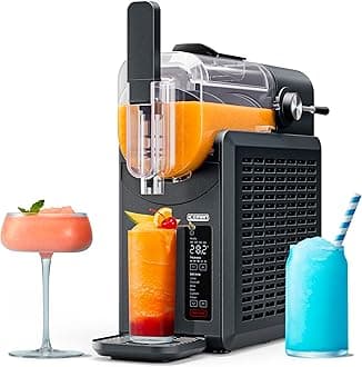 Iceman by Chefman Slush-Ease 68oz Slushie Machine, 48oz Liquid Capacity Frozen Drink Maker & Slushy Machine with 5 Presets and LED Display, Perfect for Frozen Margaritas, Frappes, Smoothies & Shakes