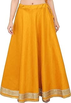 Studio Shringaar Women Polyester Lehenga Skirt