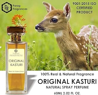 Parag Fragrances Original Kasturi, 60ml (100% Natural Fragrance & Long Lasting) Best Perfume Spray For Men, Best Fragrance For Unisex,
