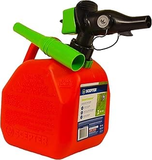 FR1G152 Fuel Container with Spill Proof SmartControl Spout, Red Gas Can, 1 Gallon
