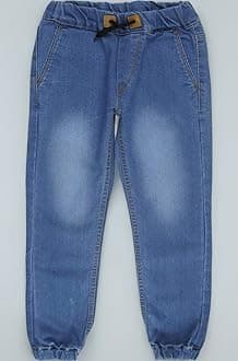 Boy's Slim Fit Mid Rise Stretchable Jogger Jeans