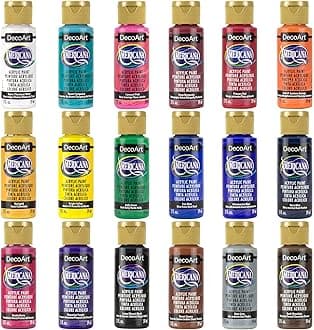 Bold Colors Acrylic Paint Set, Set of 18, 2 fl oz
