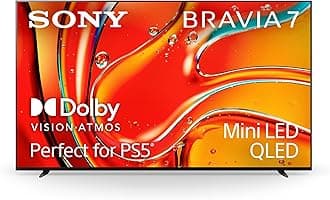 85 Inch Mini LED QLED 4K Ultra HD TV BRAVIA 7 Smart Google TV with Dolby Vision HDR and Exclusive Features for PlayStation®5 (K-85XR70)