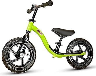 Toddler Balance Bike 2 Year Old, Age 24 Months to 5 Years Old, Early Learning Interactive Push Bicycle with Steady Balancing, Gift Bike for 2-5 Boys Girls, Green