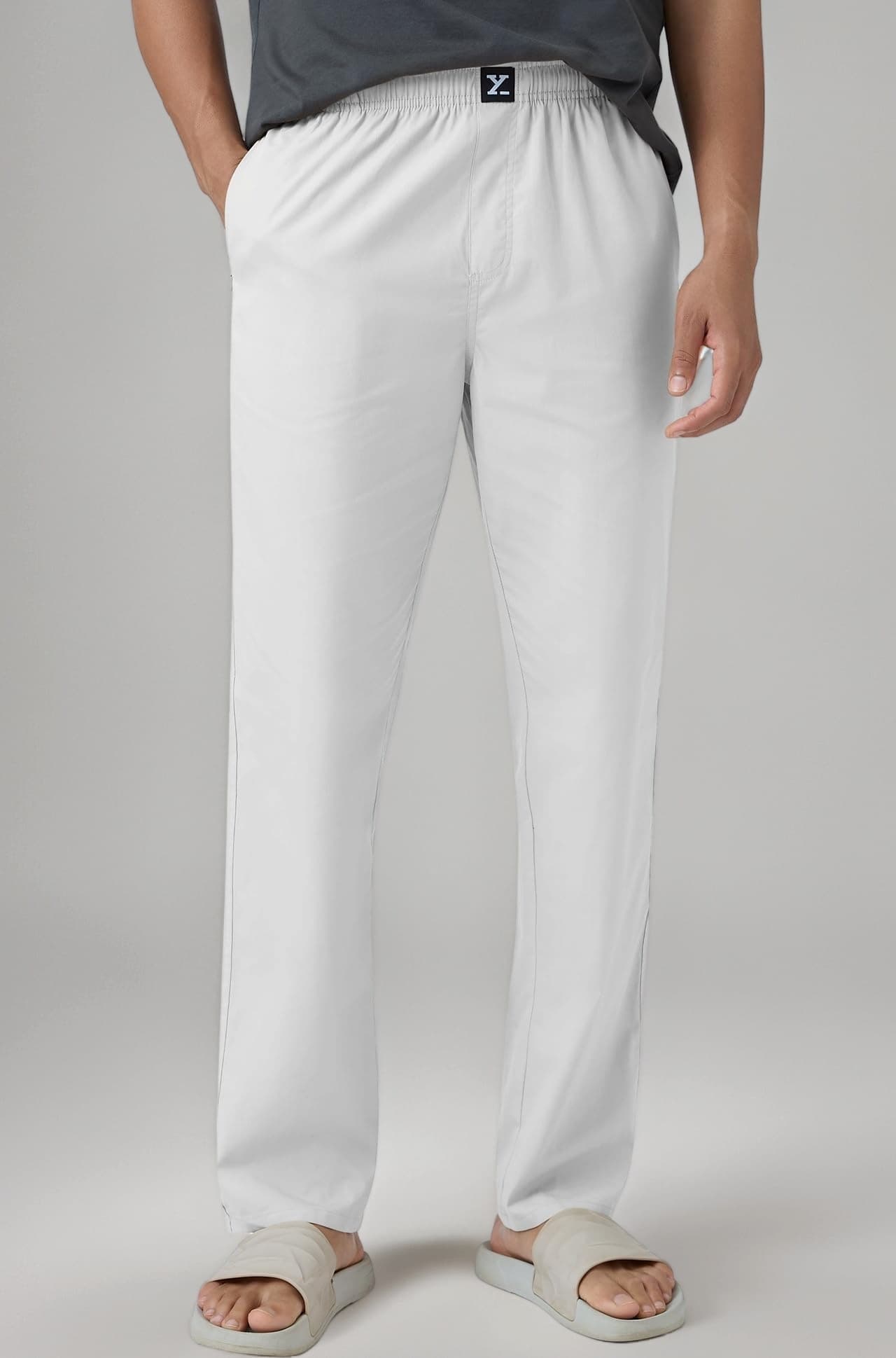 Men's Pace Super Combed Cotton Regular Fit Solid Pyjamas | Dual Pockets, Ultra Light, Comfortable Lounge Pants for Men